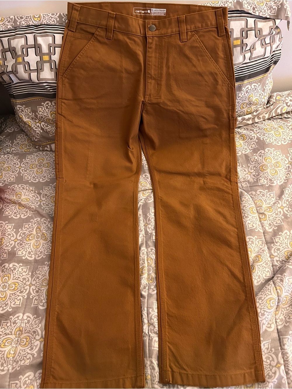 Carhartt Men’s Straight Rugged Flex Dungaree Work Pants